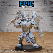 Tinkerer Knight - Epic Miniatures | Steam Society | 28mm | 32mm | Steam Punk | Power Armor | Artificer