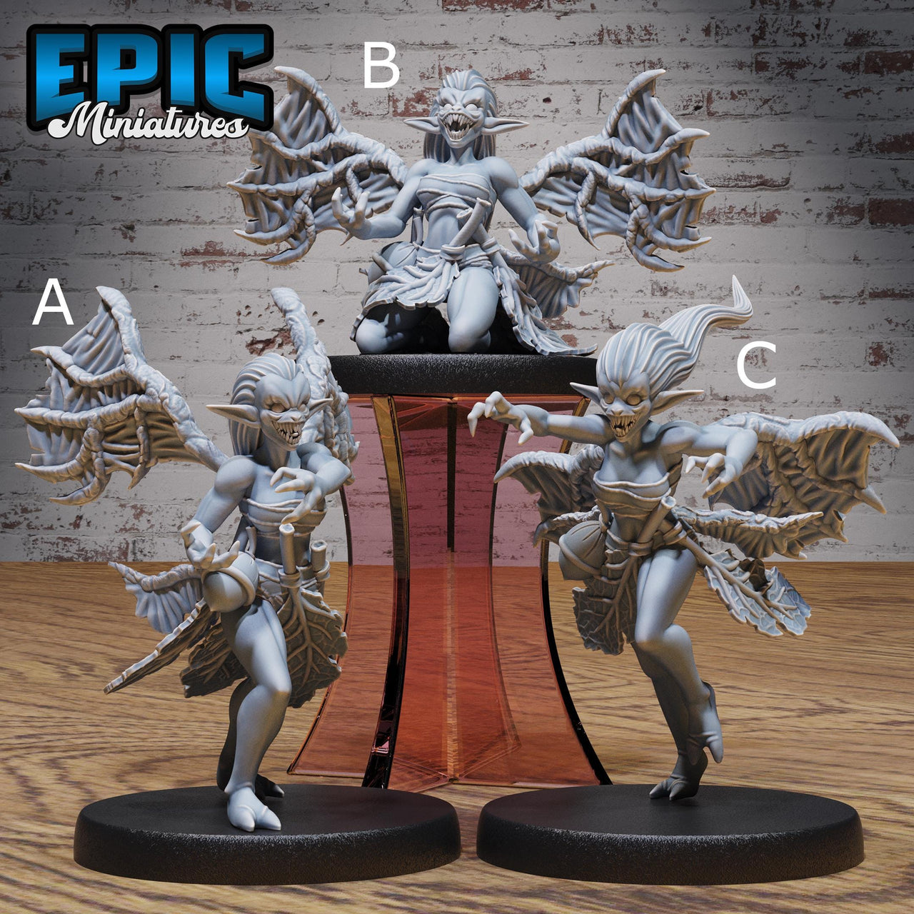 Blood Spawn, Feral Vampire - Epic Miniatures | Vampire Invasion | 28mm | 32mm | Succubus | Bride