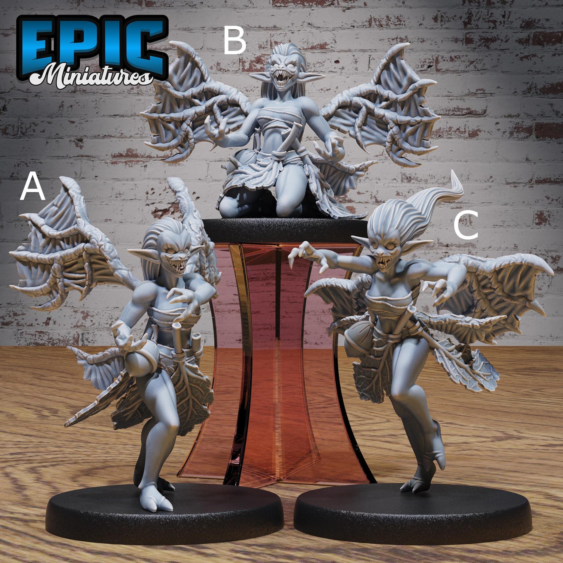 Blood Spawn, Feral Vampire - Epic Miniatures | Vampire Invasion | 28mm | 32mm | Succubus | Bride