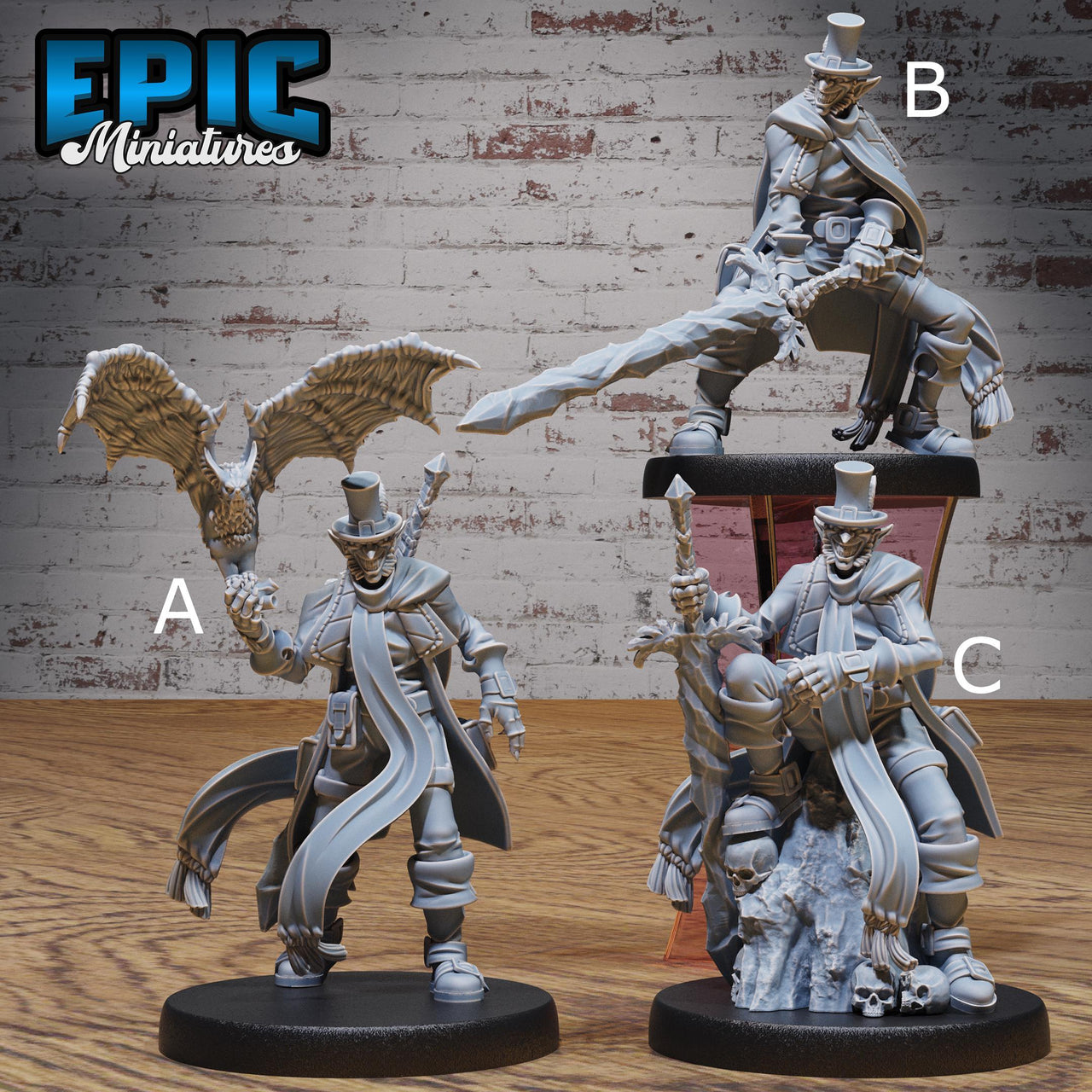 Troll Vampire Lord - Epic Miniatures | Vampire Invasion | 28mm | 32mm | Hunter | Swordsman