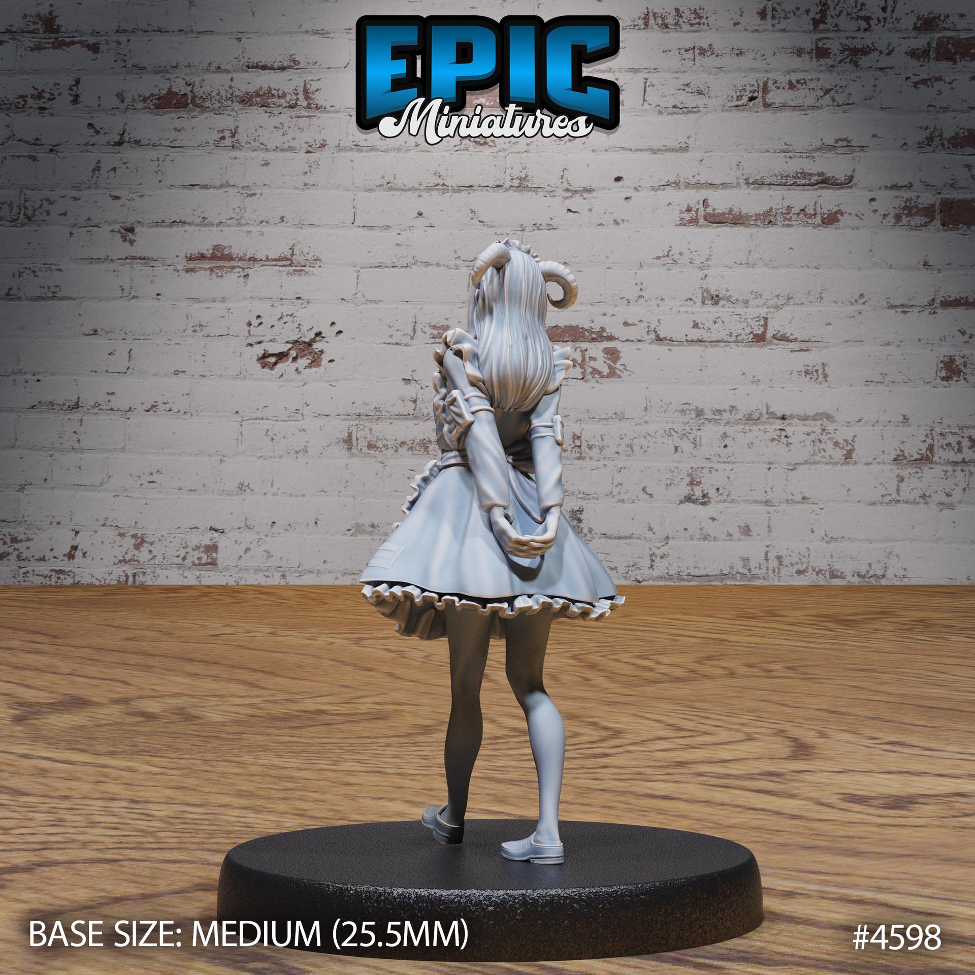 Tiefling Maid - Epic Miniatures | Vampire Invasion | 28mm | 32mm | Demon | Servant