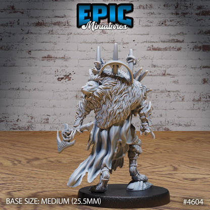 Werewolf Beast King - Epic Miniatures | Vampire Invasion | 28mm | 32mm | Lord | Movie Monster