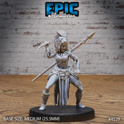 Lion Huntress - Epic Miniatures | Safari Tour | 28mm | 32mm | Barbarian | Fighter | Champion