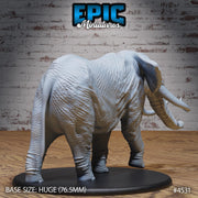 Safari Elephant - Epic Miniatures | Safari Tour | 28mm | 32mm | Armored | African bush elephant