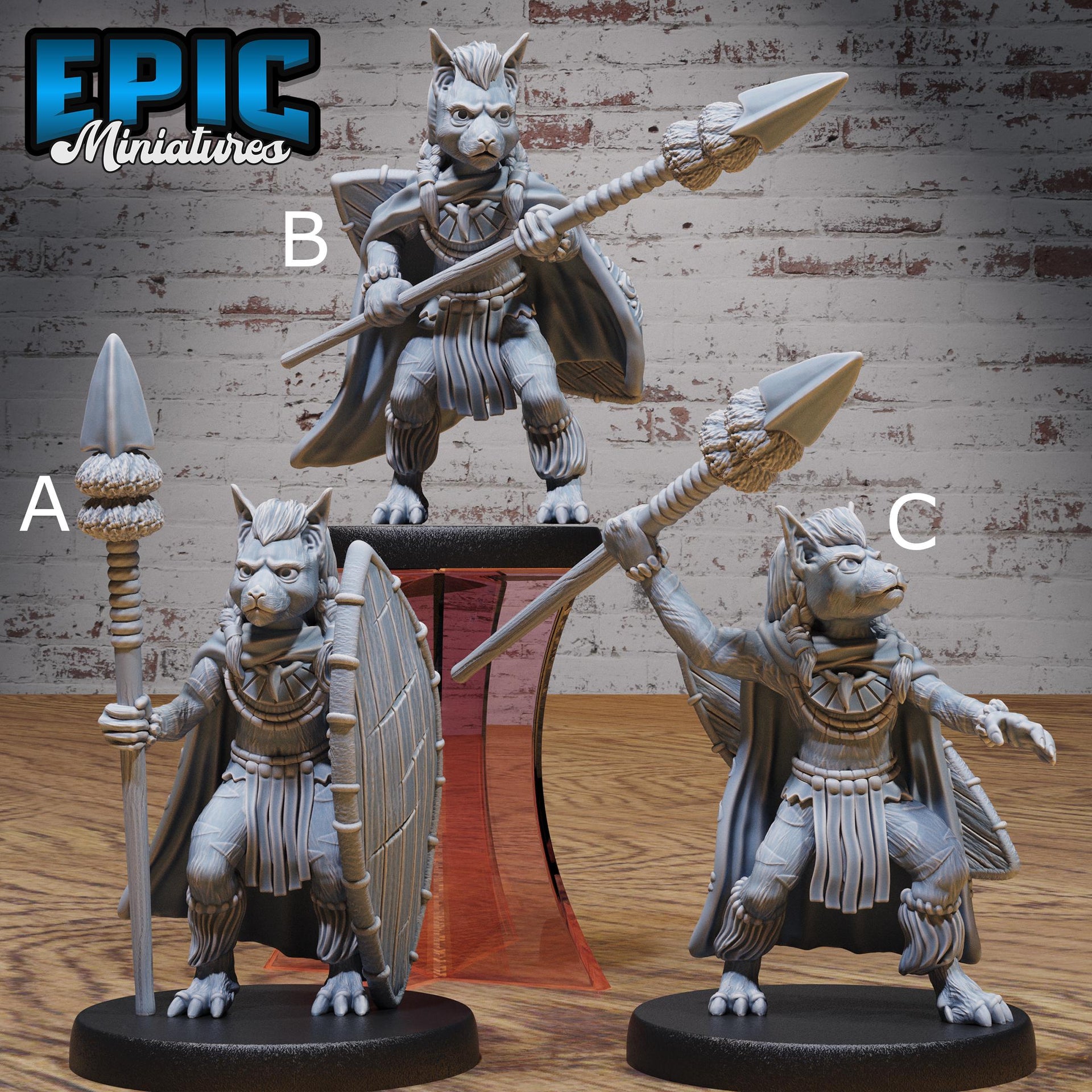 Beast Folk Tribe - Epic Miniatures | Safari Tour | 28mm | 32mm | Fighter | Warrior