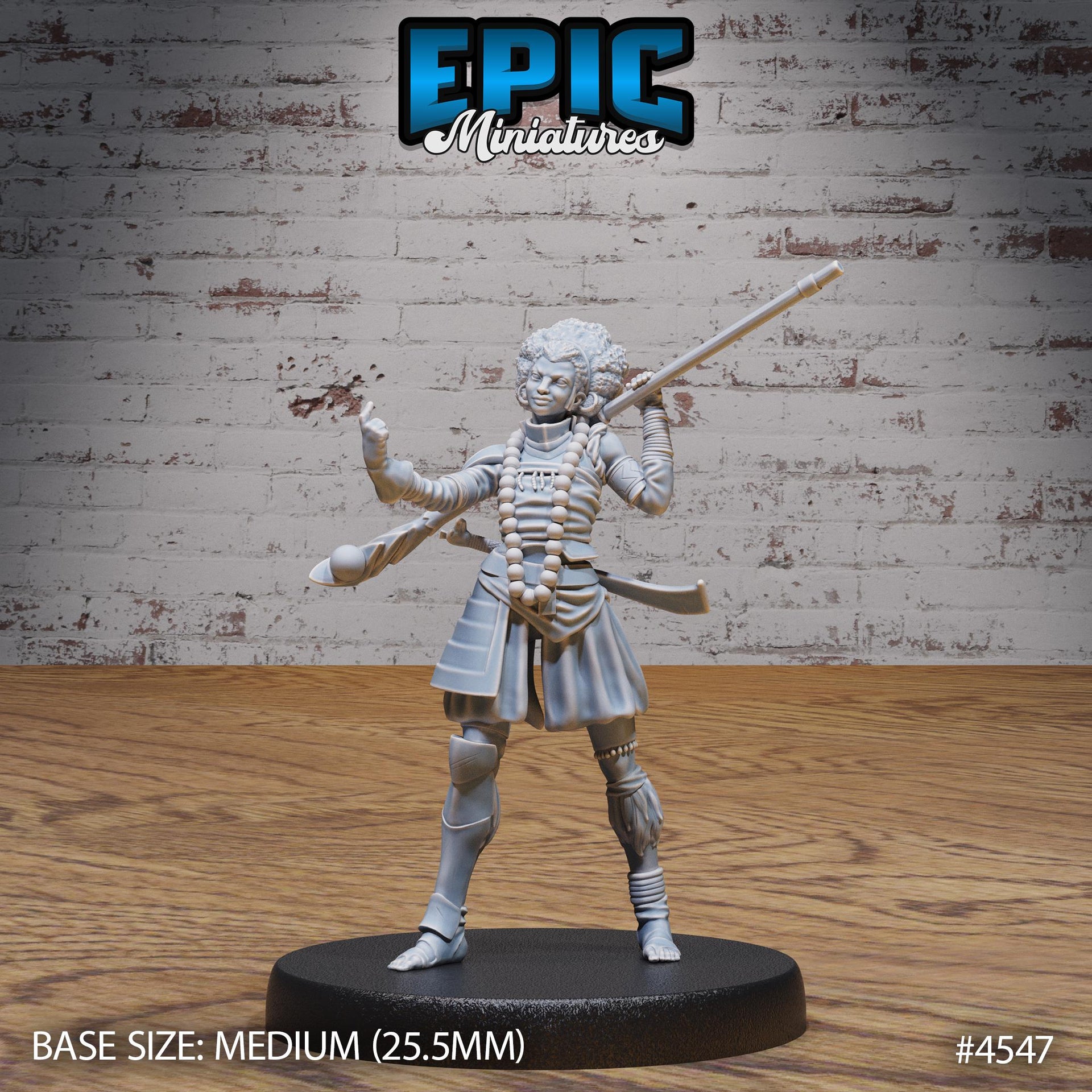 Safari Fighter Player Character - Epic Miniatures | Safari Tour | 28mm | 32mm | Adventurer | Scout