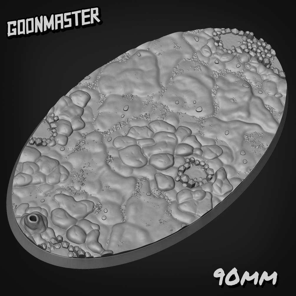 Crystal Cave Bases - Goonmaster | 25mm, 32mm, 40mm, 60, 75mm, and more for roleplaying and wargaming! Ready for Magnetizing!