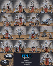 Kobold Tribe - Epic Miniatures | Deep Dark Caves | 28mm | 32mm | Adventurer | Scout | Warrior | Priest