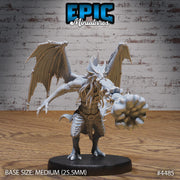 Draconic Demon Brass - Epic Miniatures | Deep Dark Caves | 28mm | 32mm | dragon | Lizardfolk