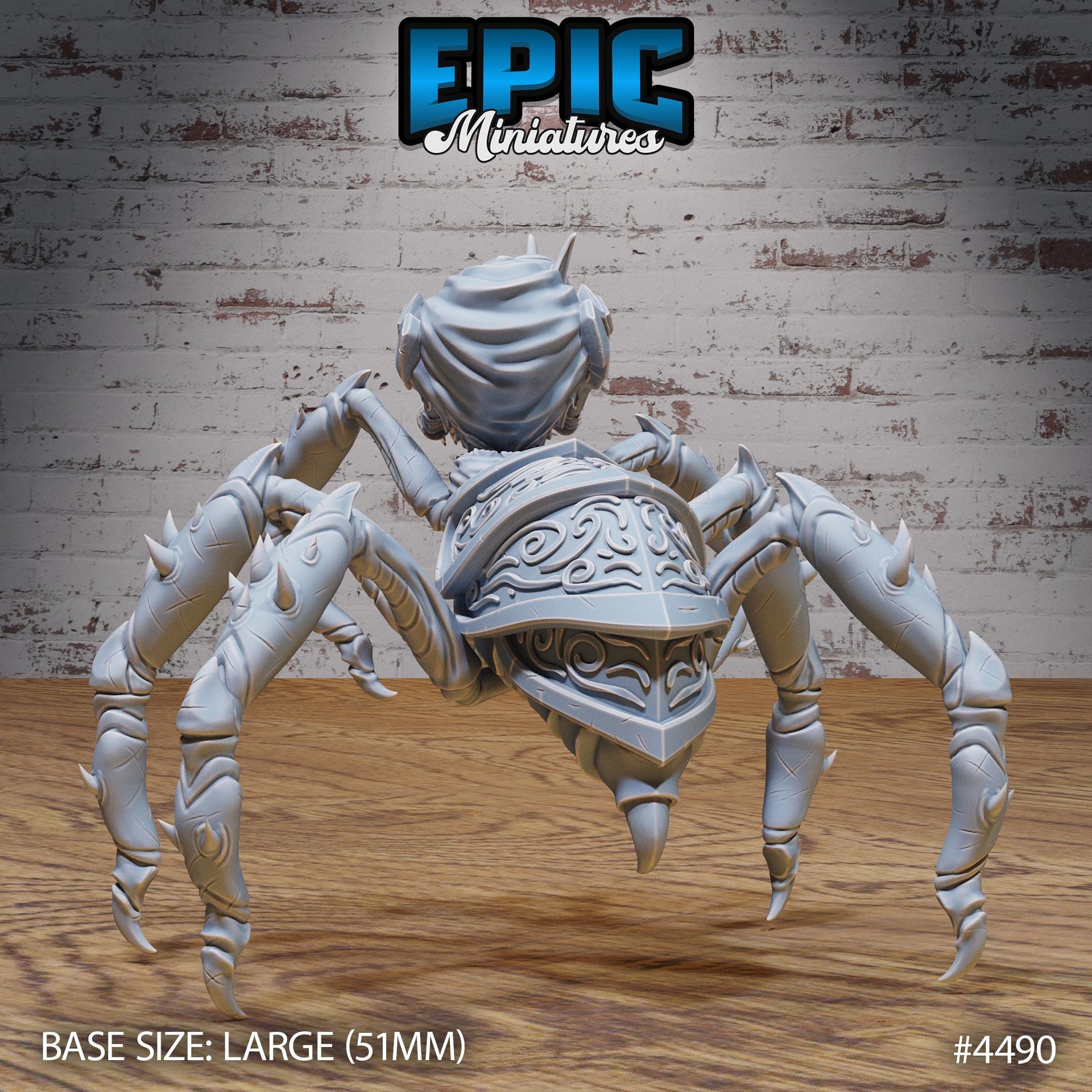 Dark Elf Spider - Epic Miniatures | Deep Dark Caves | 28mm | 32mm | Fighter | Mutant