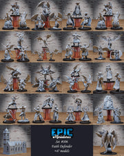 Captured Witch - Epic Miniatures | Faith Defender | 28mm | 32mm | Prisoner | Sorcerer