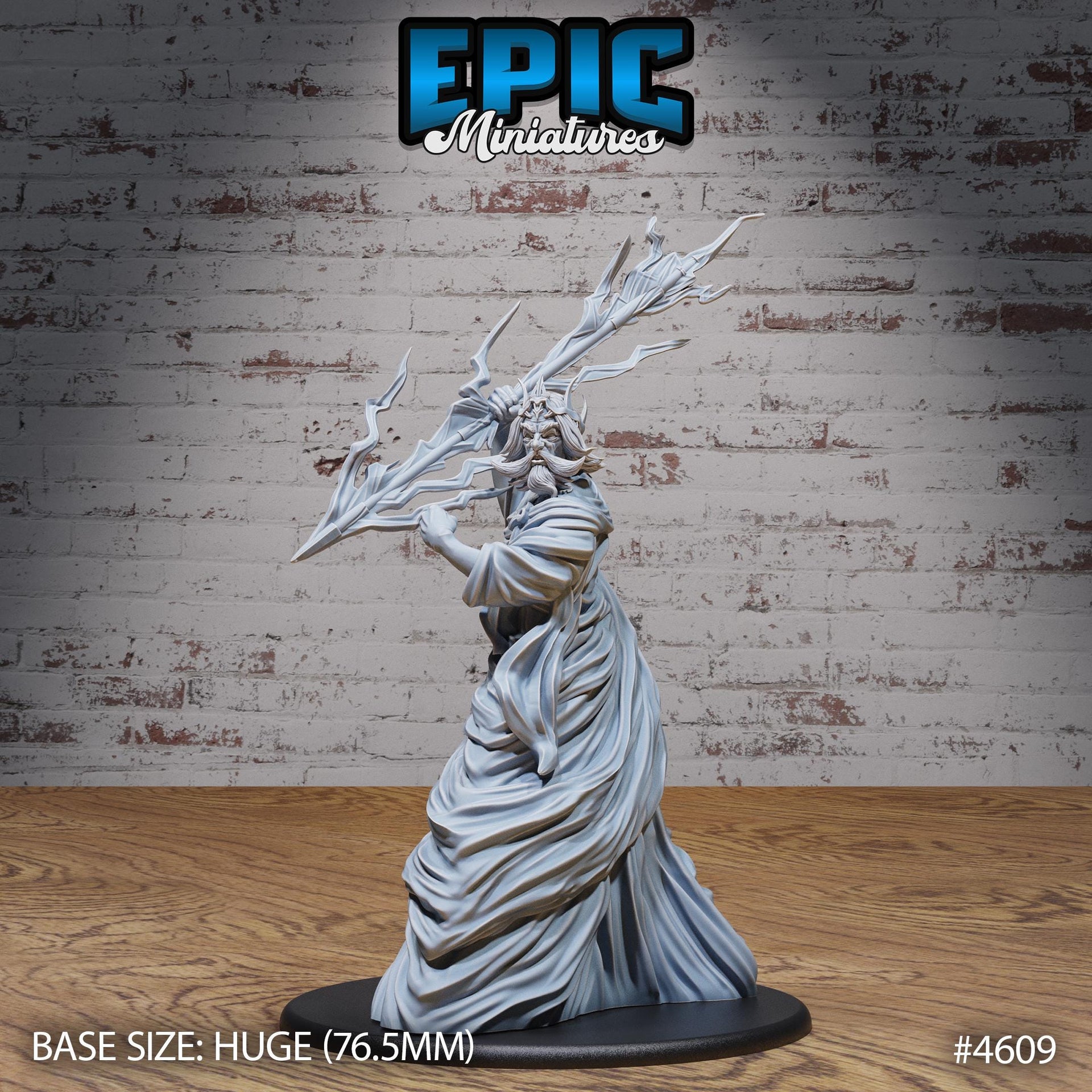 White God Avatar - Epic Miniatures | Faith Defender | 28mm | 32mm | Diety | Lord | Huge