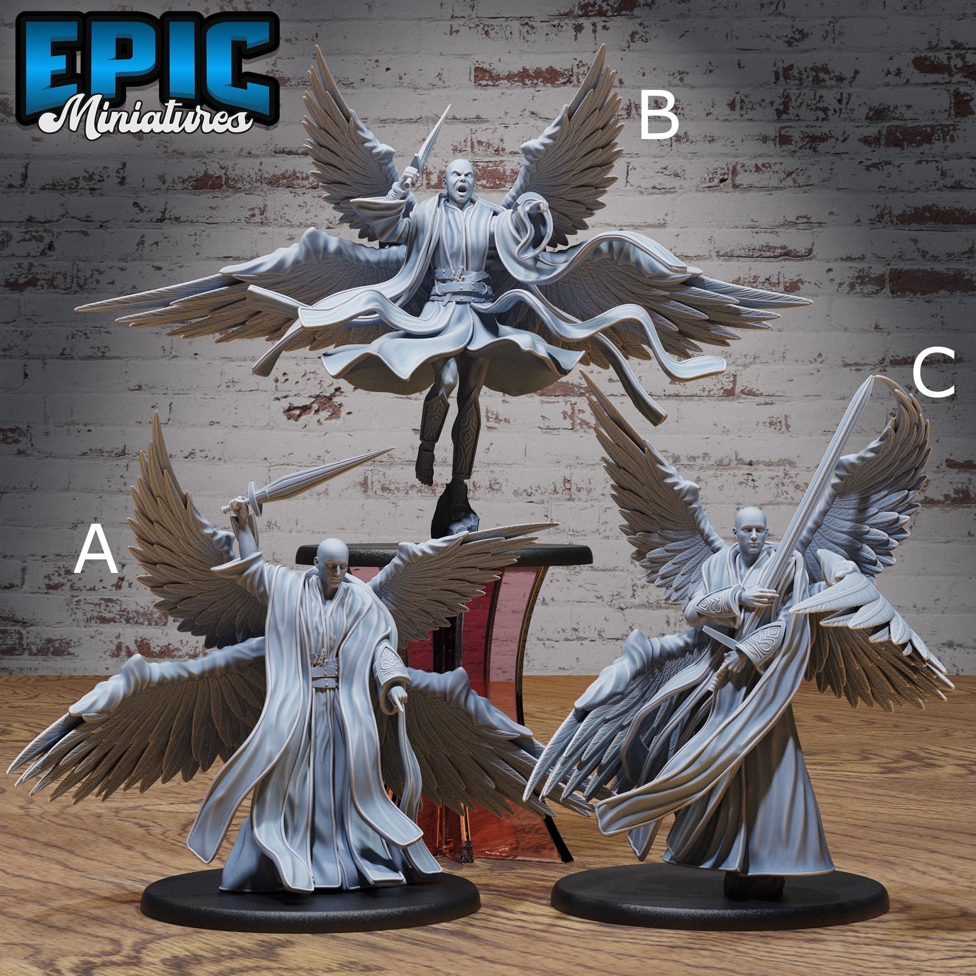 Planetar Angel - Epic Miniatures | Faith Defender | 28mm | 32mm | Astral | Biblical