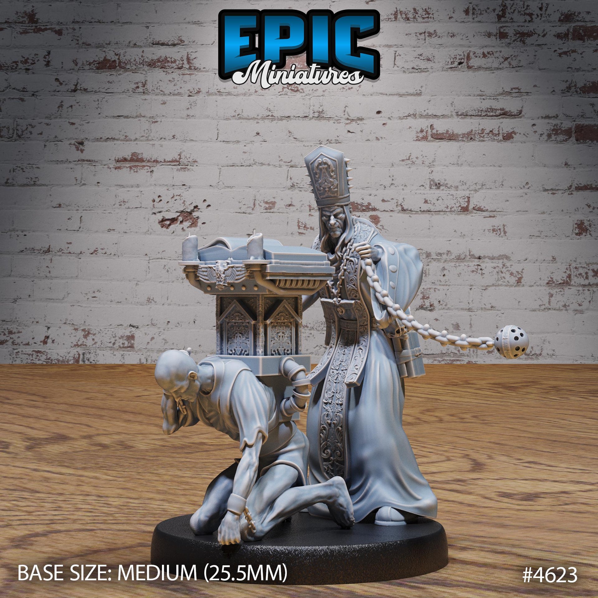 Fallen Bishop - Epic Miniatures | Faith Defender | 28mm | 32mm | Villager | Inquisitor | Priest