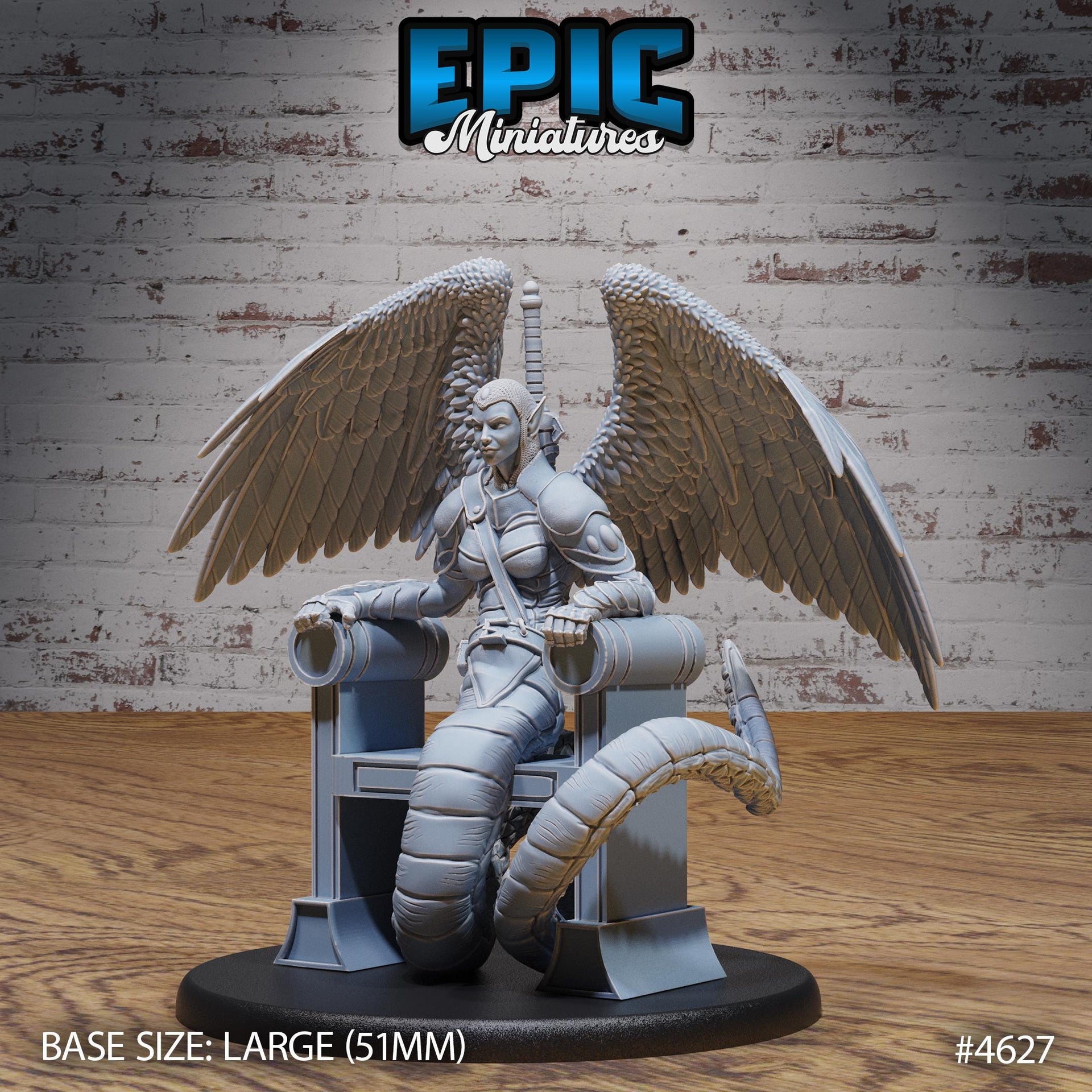 Holy Serpent - Epic Miniatures | Faith Defender | 28mm | 32mm | Angel | Biblical