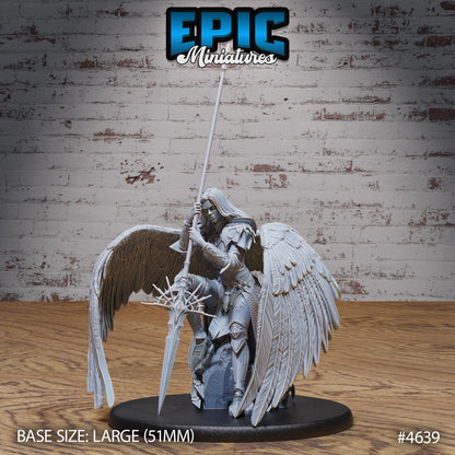 Planetar Female Angel - Epic Miniatures | Faith Defender | 28mm | 32mm | Astral | Biblical
