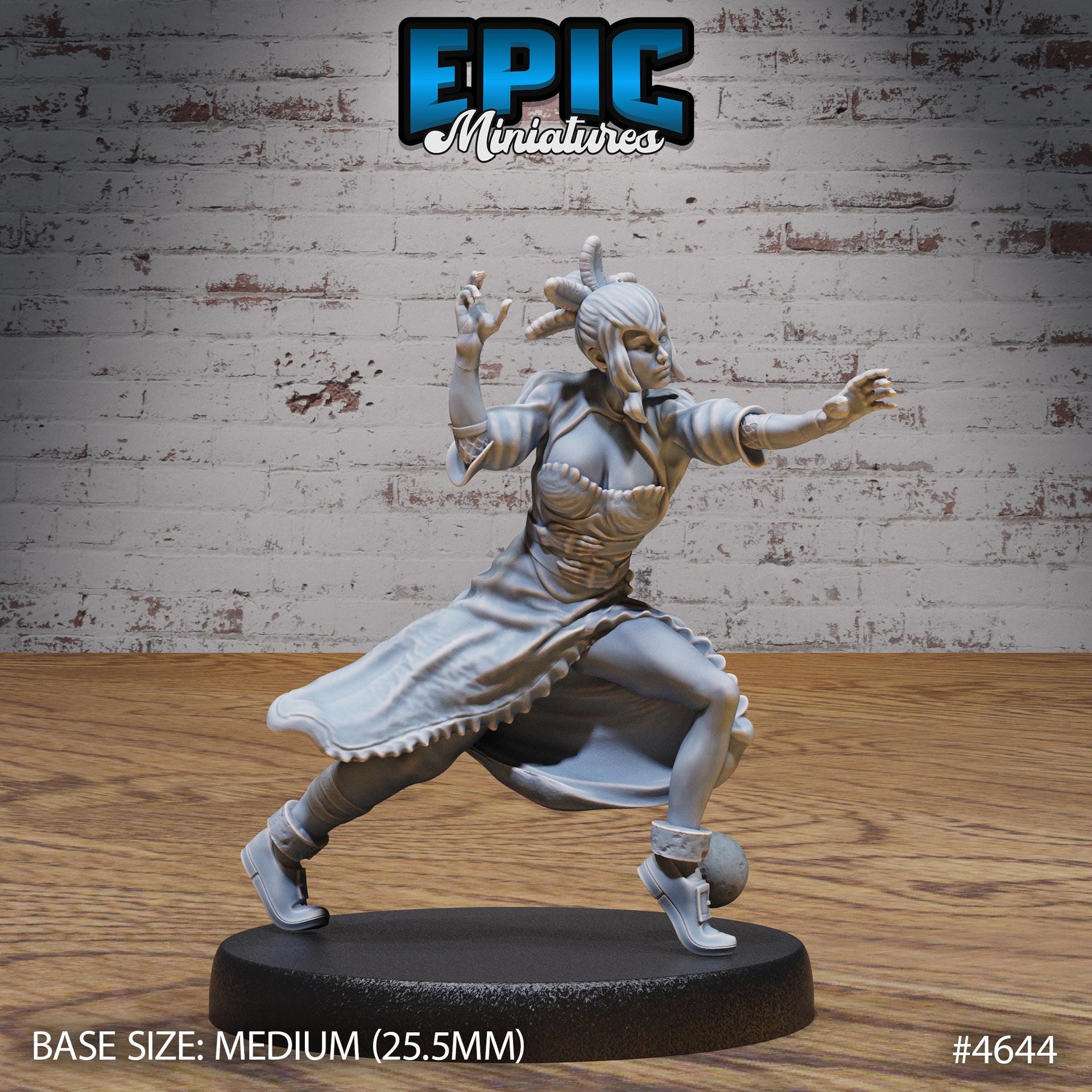 Captured Witch - Epic Miniatures | Faith Defender | 28mm | 32mm | Prisoner | Sorcerer