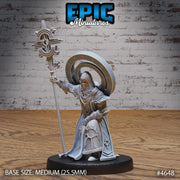 White Priest - Epic Miniatures | Faith Defender | 28mm | 32mm | Paladin | Cleric