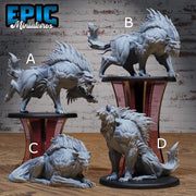 Warg Beast - Epic Miniatures | Beast Hunt | 28mm | 32mm | Dire Tiger