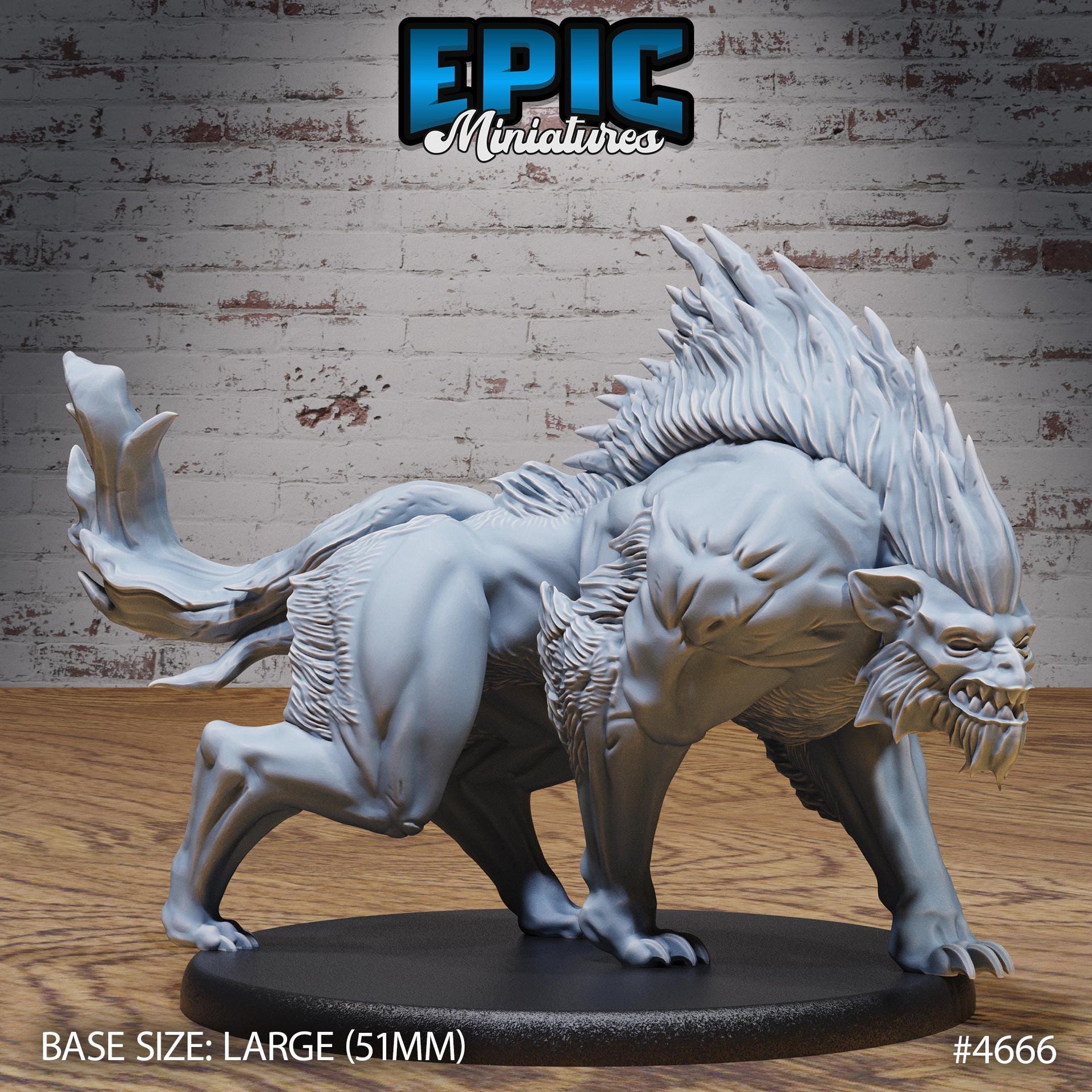 Warg Beast - Epic Miniatures | Beast Hunt | 28mm | 32mm | Dire Tiger