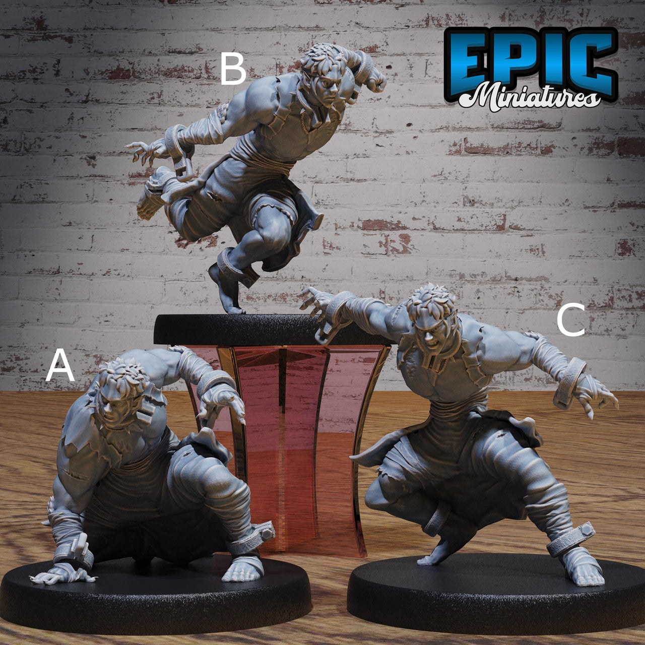 Savage Escapee - Epic Miniatures | Beast Hunt | 28mm | 32mm | Prisoner | Fighter