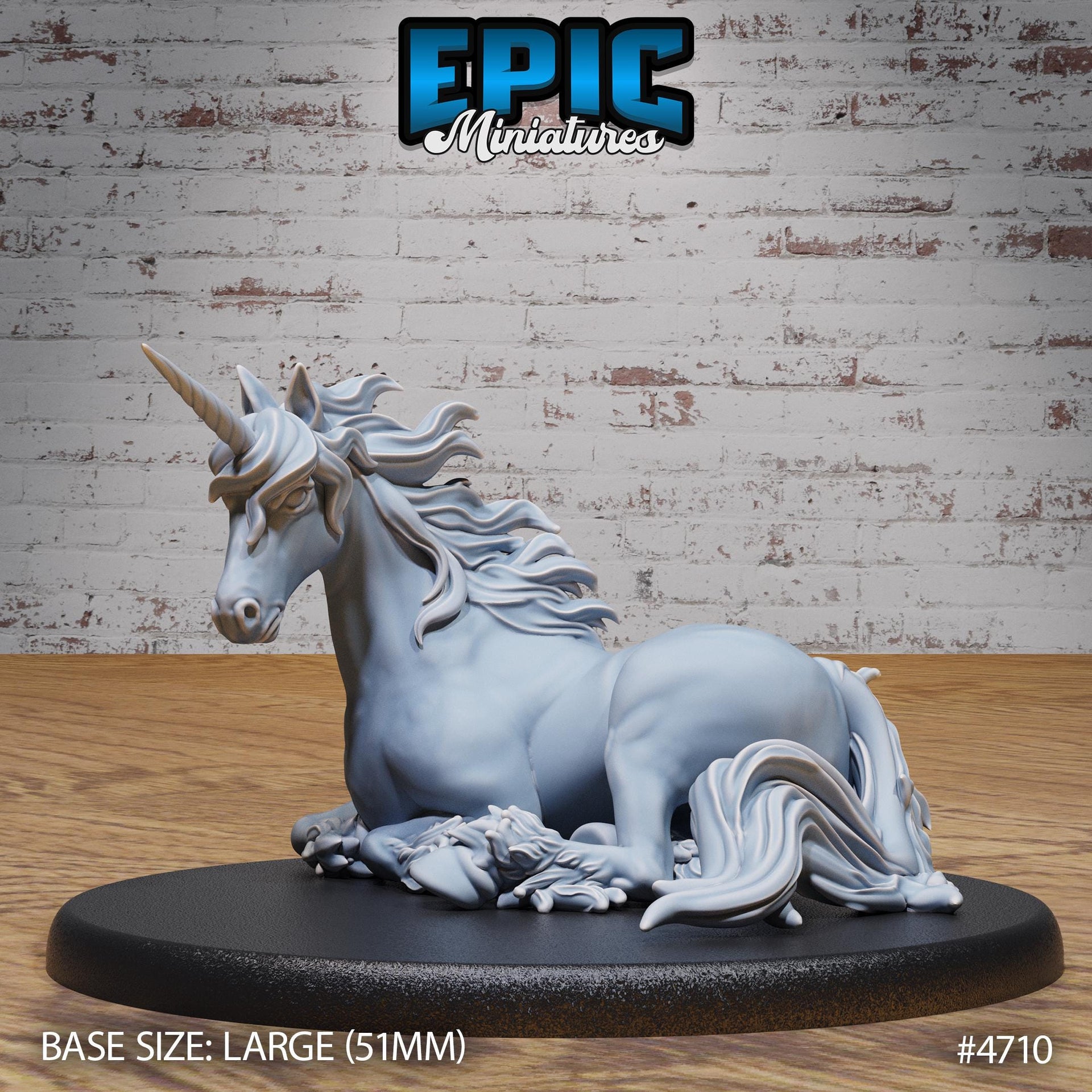 Unicorn Classic - Epic Miniatures | Old Fables | 28mm | 32mm | Pegasus | Mount