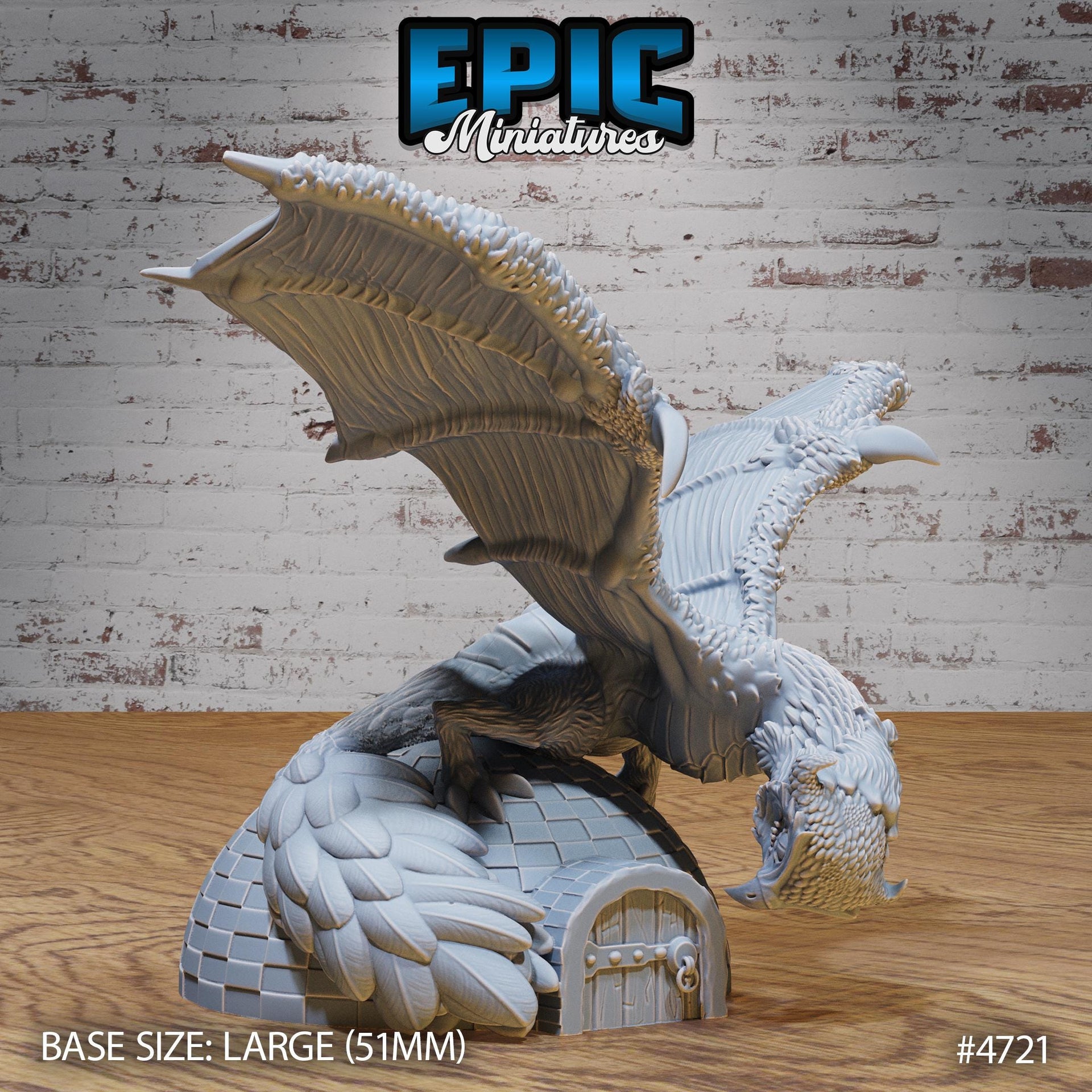 Owl Wyvern - Epic Miniatures | Old Fables | 28mm | 32mm | Drake | Dragon | Birb