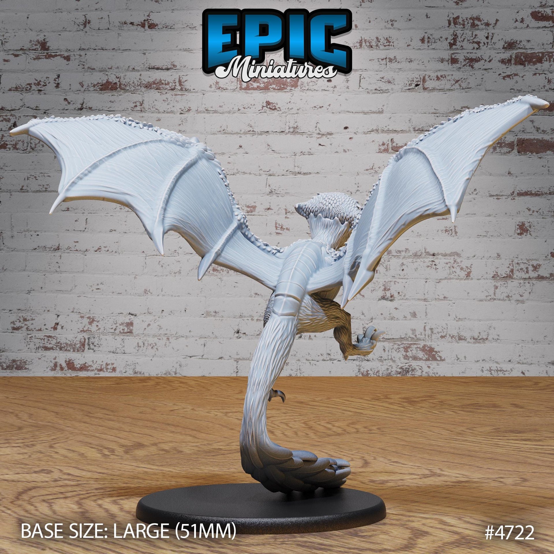 Owl Wyvern - Epic Miniatures | Old Fables | 28mm | 32mm | Drake | Dragon | Birb