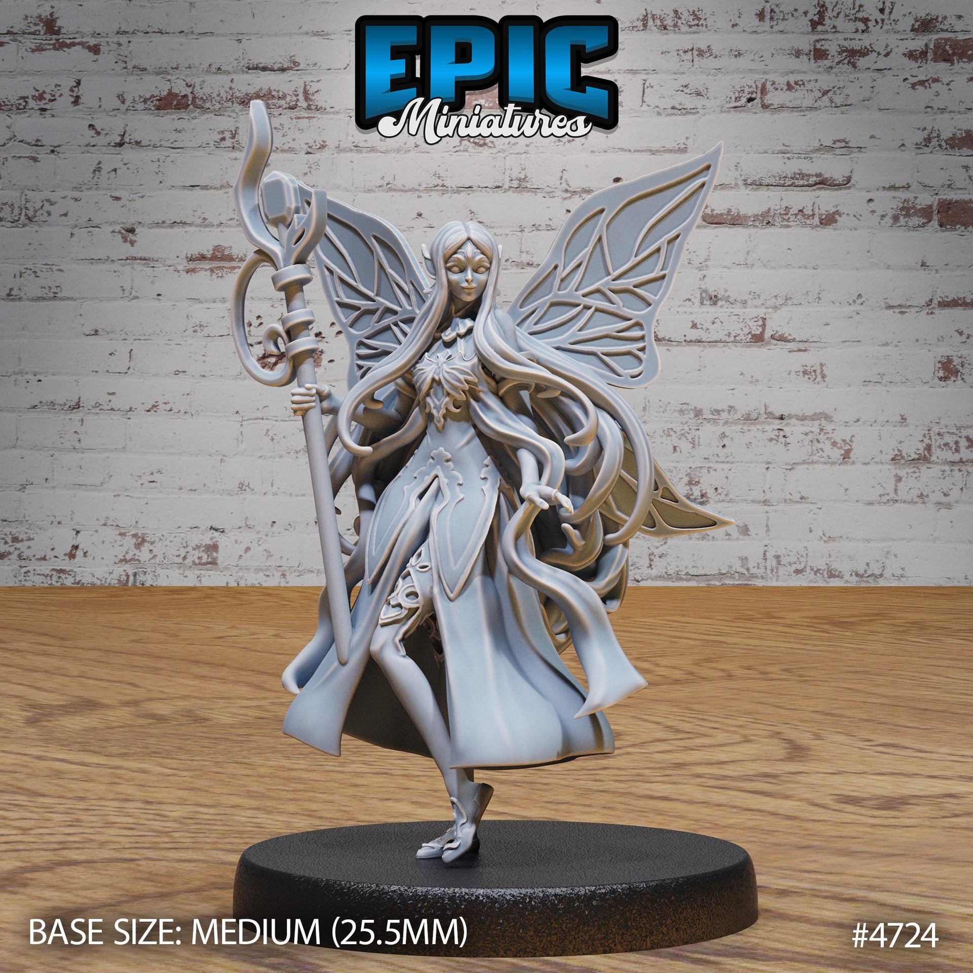 Fey Adventurer Female - Epic Miniatures | Old Fables | 28mm | 32mm | Fairy | Ranger | Wizard