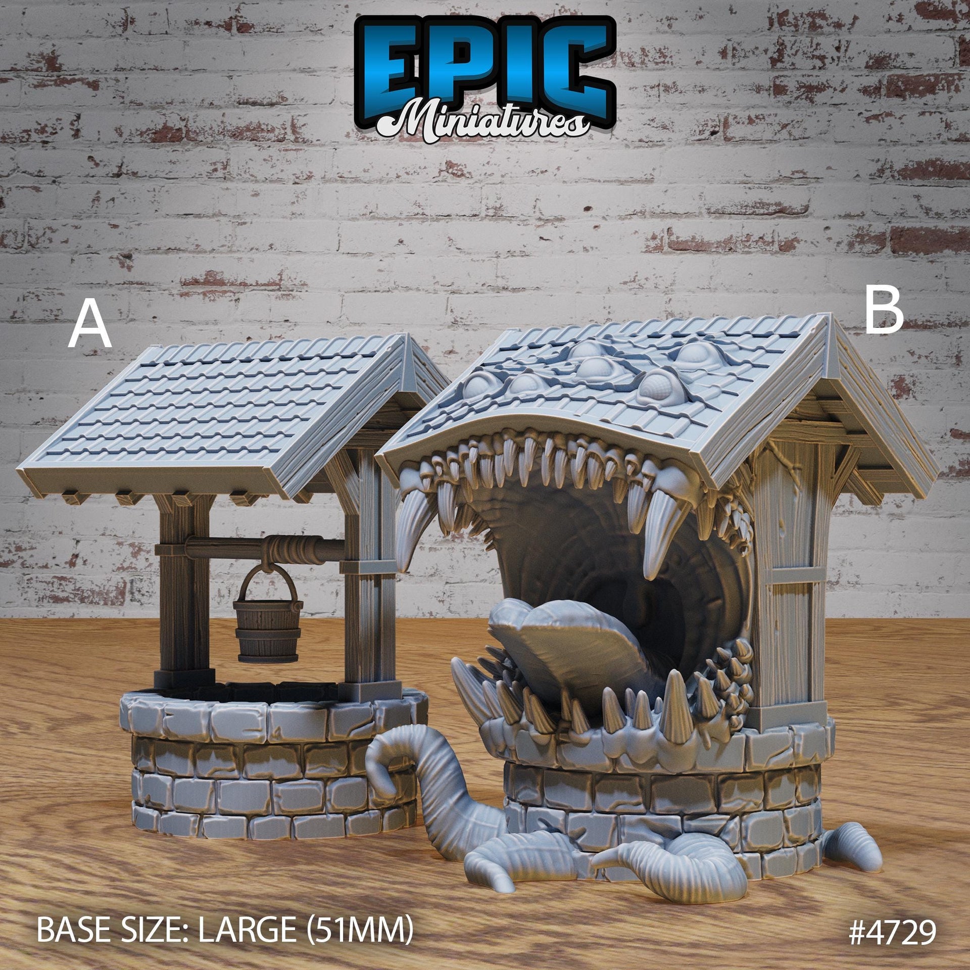 Mimic Well- Epic Miniatures | Old Fables | 28mm | Terrain | Town Square