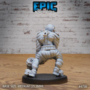 Airship Pilot - Epic Miniatures | Steam Society | 28mm | 32mm | Steam Punk | Rocket Launcher | Engineer | Mechanic