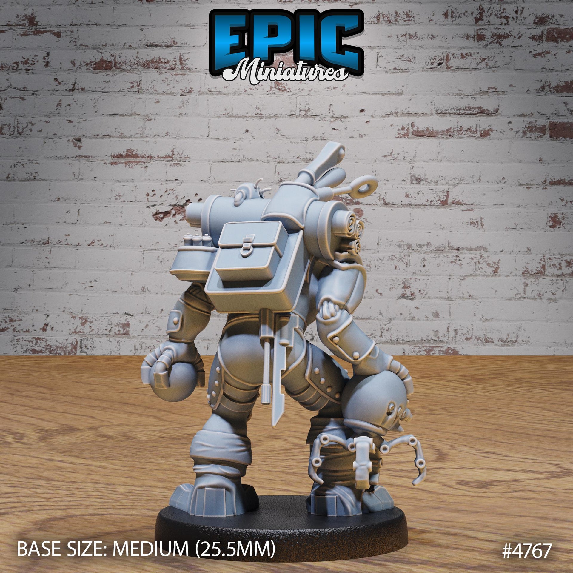 Construct ALchemist - Epic Miniatures | Steam Society | 28mm | 32mm | Steam Punk | Robot | Mech | Fighter