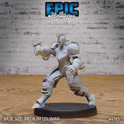 Exosuit Artificer Female - Epic Miniatures | Steam Society | 28mm | 32mm | Steam Punk | Knight