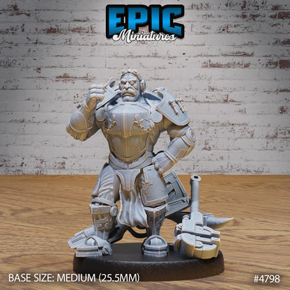 Tinkerer Knight - Epic Miniatures | Steam Society | 28mm | 32mm | Steam Punk | Power Armor | Artificer