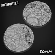 Crystal Cave Bases - Goonmaster | 25mm, 32mm, 40mm, 60, 75mm, and more for roleplaying and wargaming! Ready for Magnetizing!