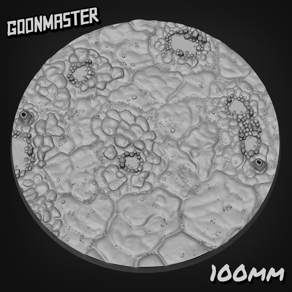 Crystal Cave Bases - Goonmaster | 25mm, 32mm, 40mm, 60, 75mm, and more for roleplaying and wargaming! Ready for Magnetizing!