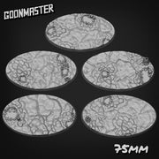 Crystal Cave Bases - Goonmaster | 25mm, 32mm, 40mm, 60, 75mm, and more for roleplaying and wargaming! Ready for Magnetizing!