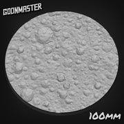 Moon Crater Bases - Goonmaster | 25mm, 32mm, 40mm, 60, 75mm, and more for roleplaying and wargaming! Ready for Magnetizing!