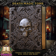 Death Magic Book Dice Box - Fates End | Hold all your Dice, Minis, Cards, and More!