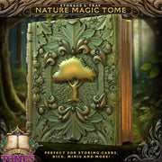 Nature Magic Book Dice Box - Fates End | Hold all your Dice, Minis, Cards, and More!