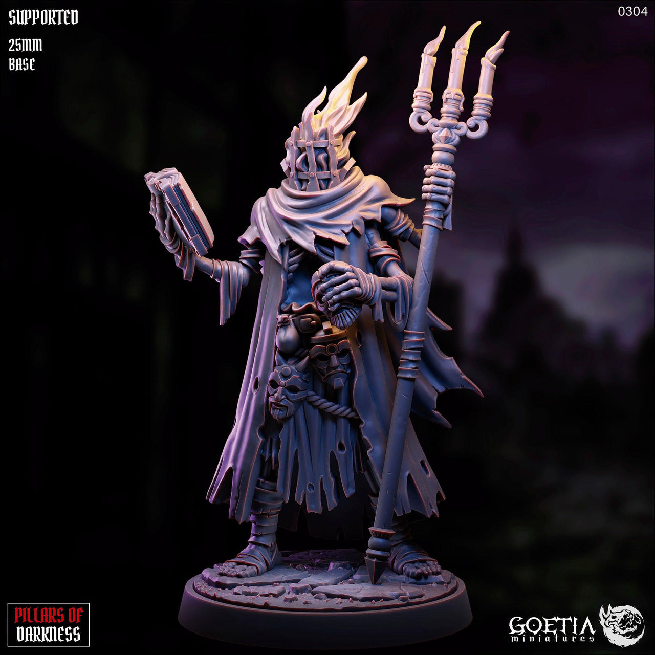 Vizier Kal&#39;regor. Skeletal Advisor - Goetia Miniatures