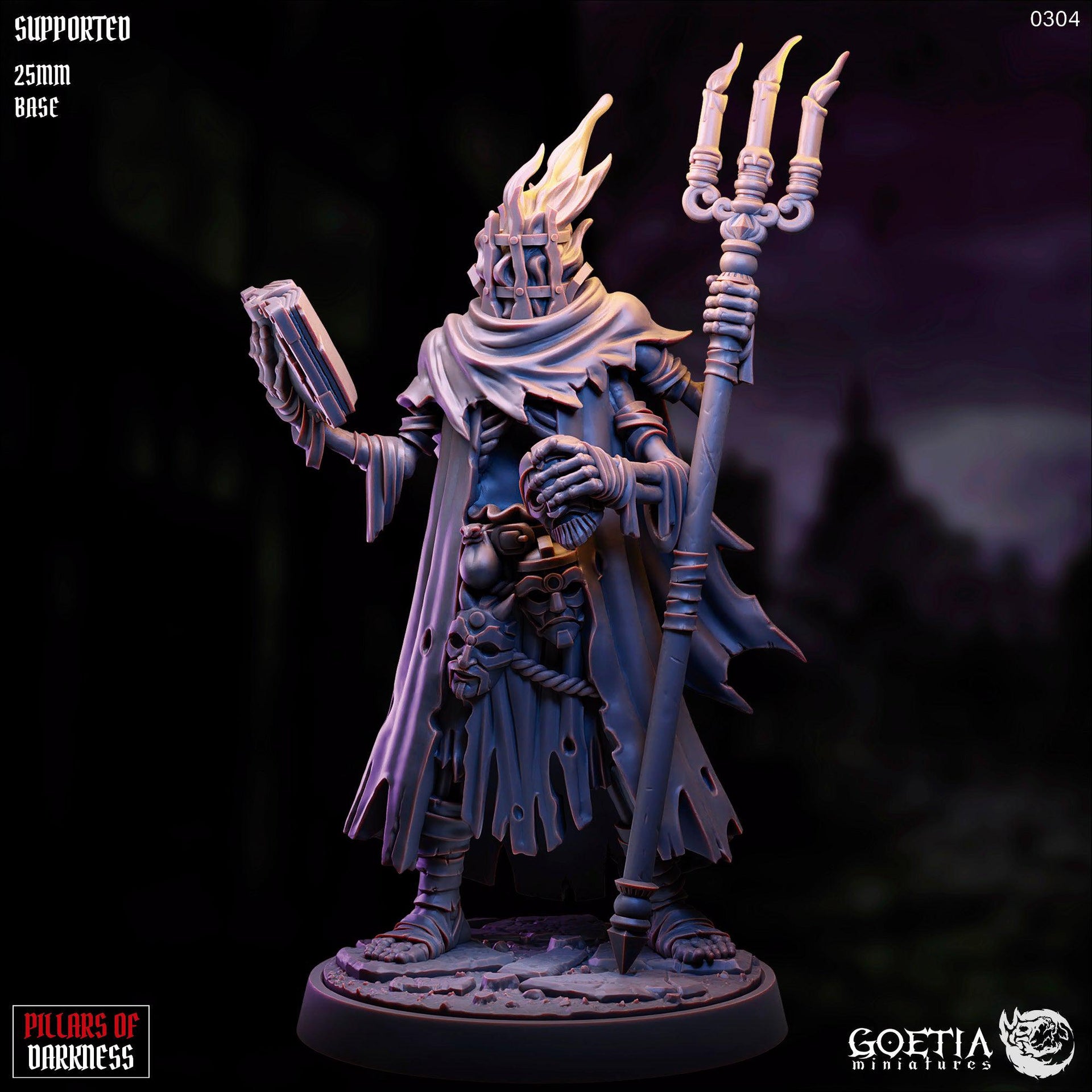 Vizier Kal&#39;regor. Skeletal Advisor - Goetia Miniatures
