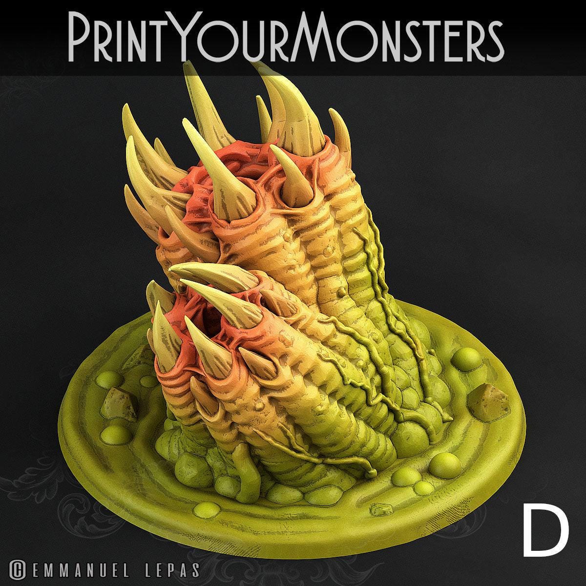 Swamp Worms - Print Your Monsters