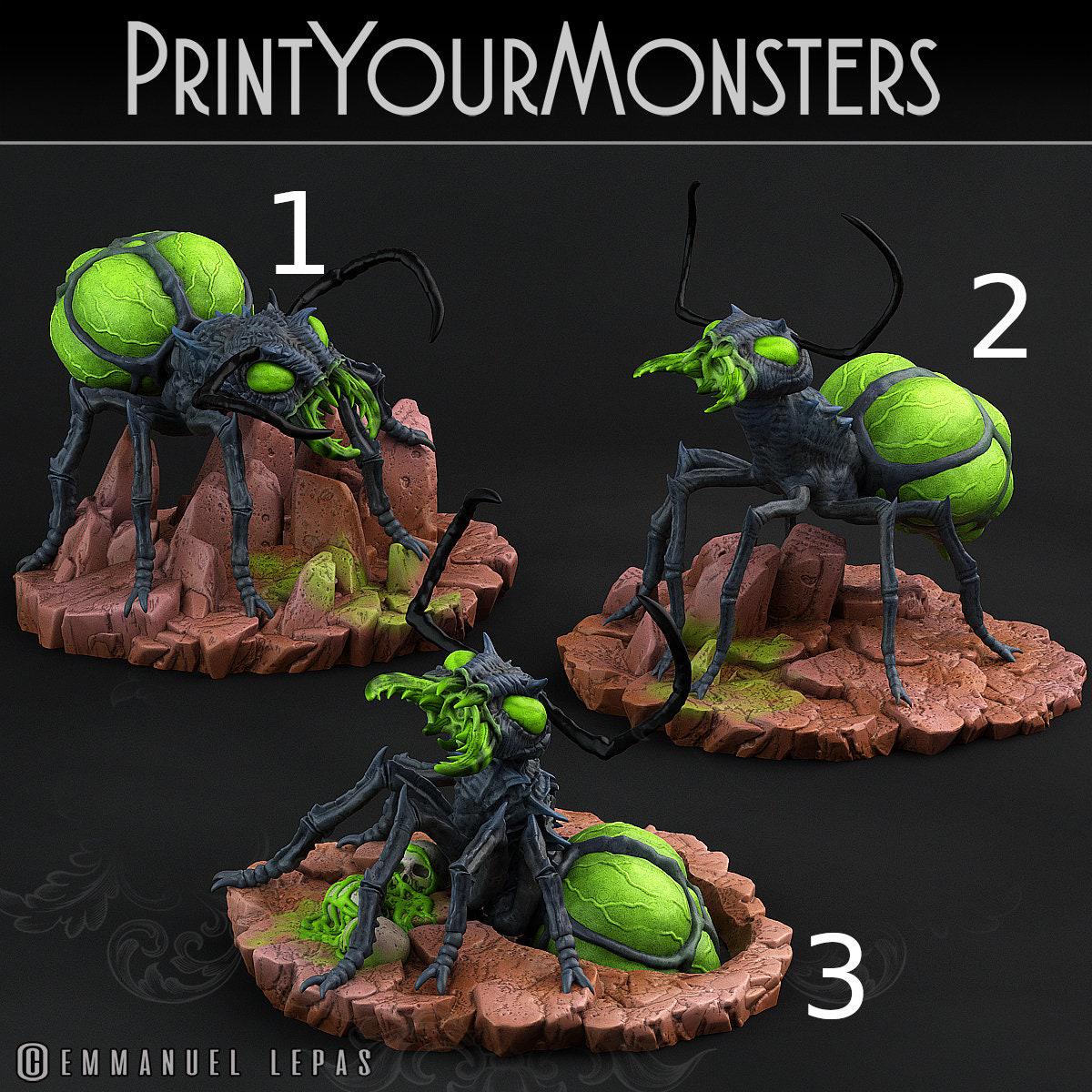 Poisonous Ants- Print Your Monsters