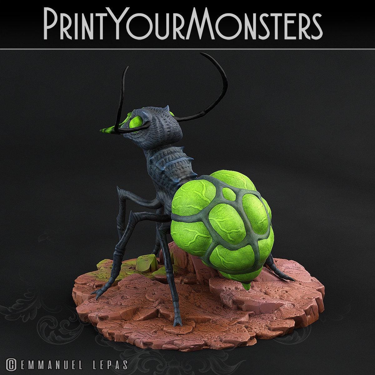 Poisonous Ants- Print Your Monsters