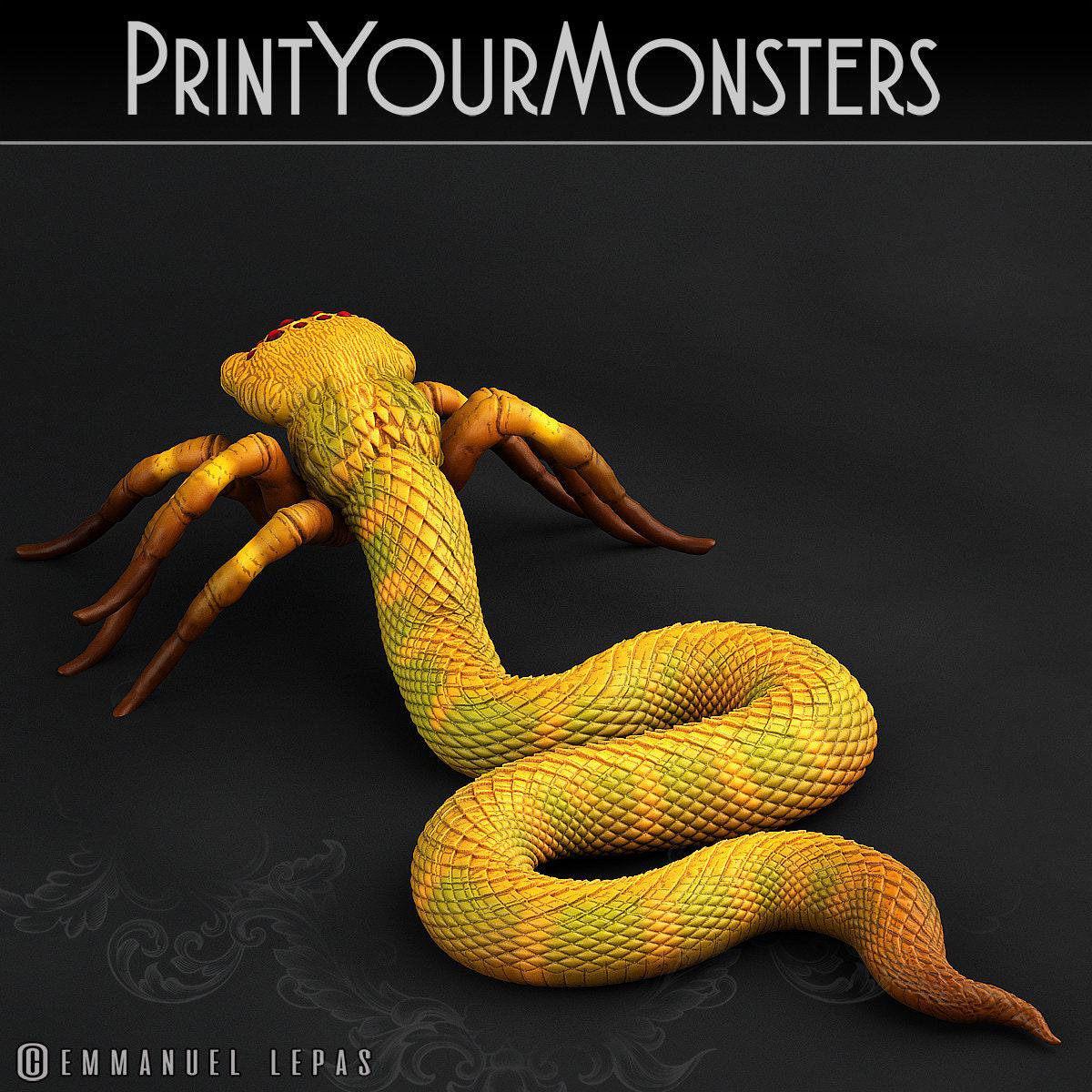 Spidersnake - Print Your Monsters