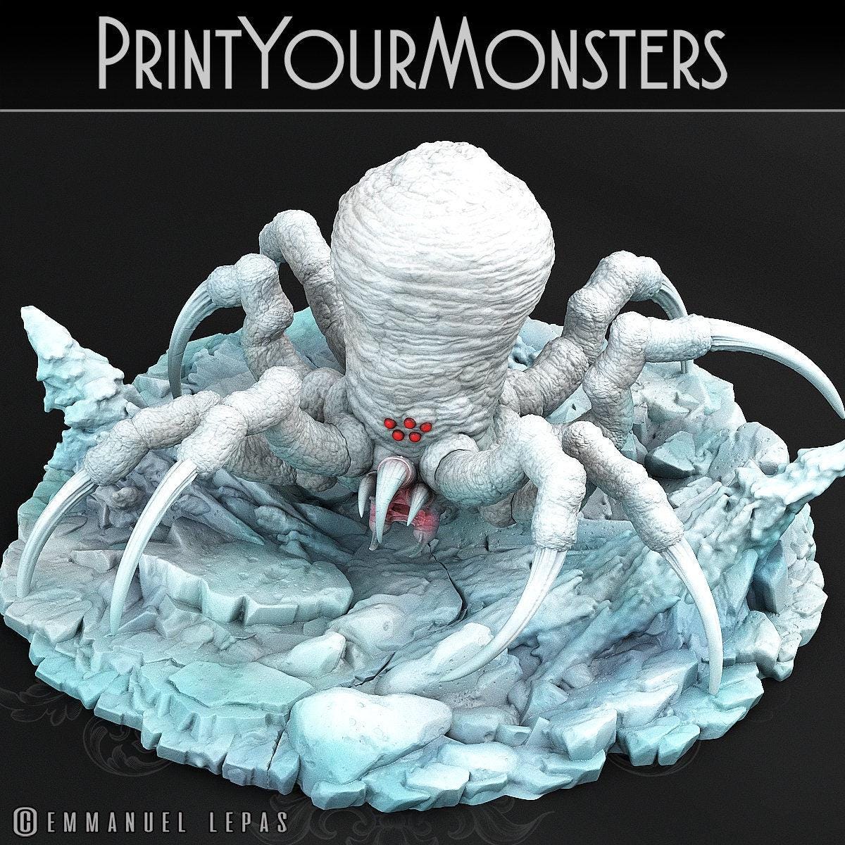 Snowdevil Spiders  Adult - Print Your Monsters