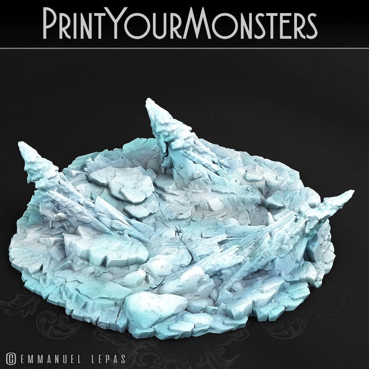 Snowdevil Spiders  Adult - Print Your Monsters