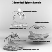 Snowdevil Spiders Juvenile - Print Your Monsters