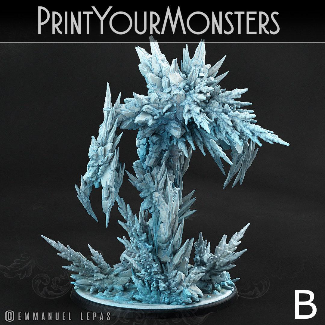 Rimethorn Frost Golems - Print Your Monsters